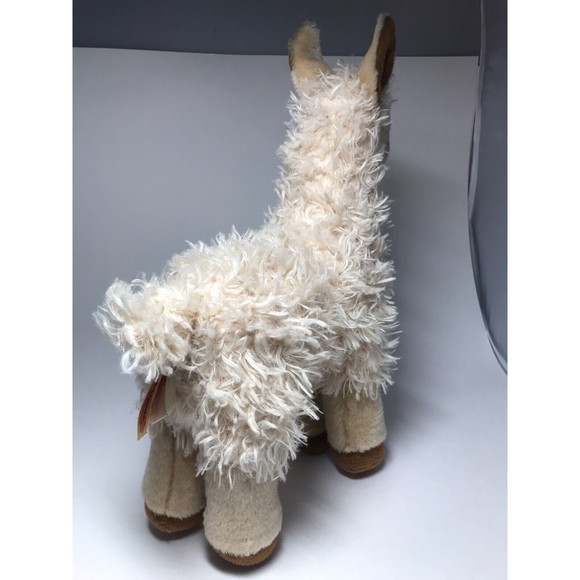Baby Llama Plush Miyoni by Aurora Stuffed Animal 10” Alpaca Tan - Picture 8 of 12